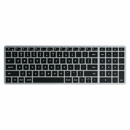 SATECHI Slim X2 Bluetooth Backlit Keyboard, Space Gray ST-BTSX2M